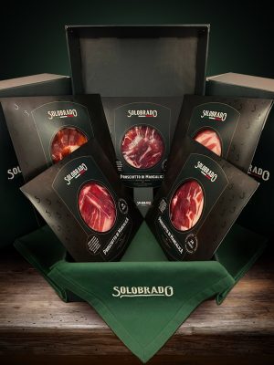 Box prosciutto di Mangalica stagionato 24 mesi tagliato a coltello