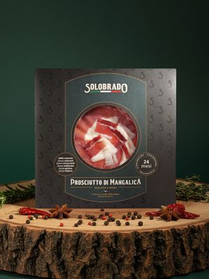 Prosciutto di Mangalica tagliato a mano - stagionato 24 mesi - 80g
